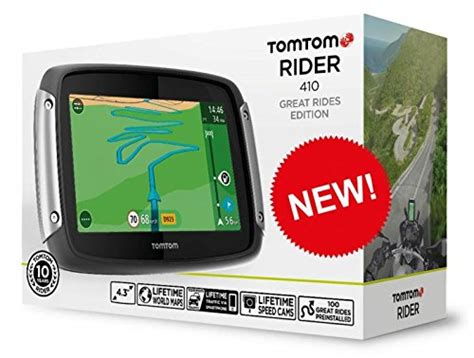 Buy Tom Tom Motorcycle 410 Sat Nav Gps With Free Life Time World s ...