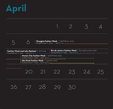 Fashion Calendar | Global Fashion Capitals
