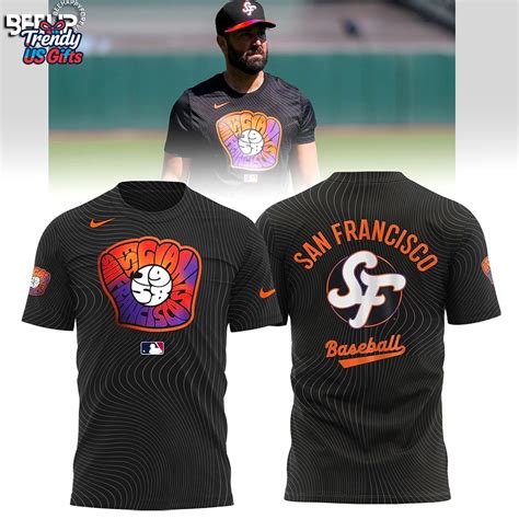 San Francisco Giants Anthracite 2025 City 3D T-Shirt - Trendy US Gifts