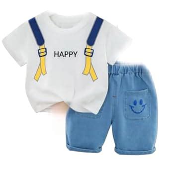 Buy Indhrani Textiles Kids Clothes for Boys | Cotton T-shirt and Denim ...