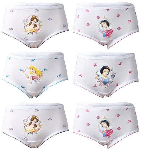 Buy BODYCARE Snowhite Printed Panty for Girls Pack of 6 Multicolour at ...