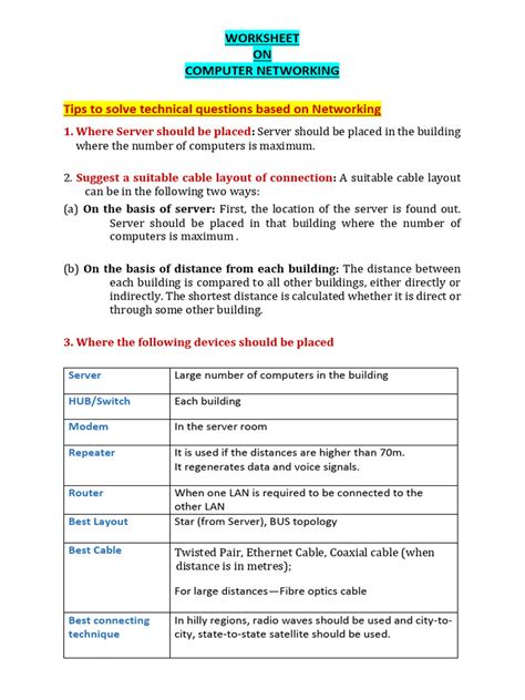Computer Network Worksheet.pdf 的图像结果