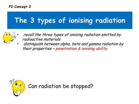 P2 concept 2 the 3 types of radiation | PPTX