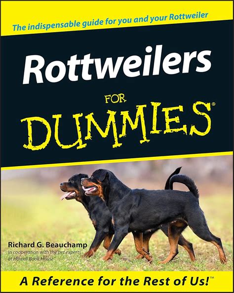 Buy Rottweilers For Dummies Book Online at Low Prices in India ...