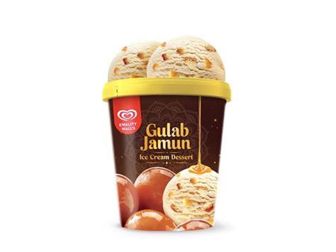 Kwality Walls Gulab Jamun Frozen Dessert Tub, 500ml : Amazon.in ...
