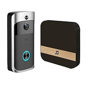 MERISHOPP® Wireless WiFi Video Doorbell 2-Way Talk Chime Security ...