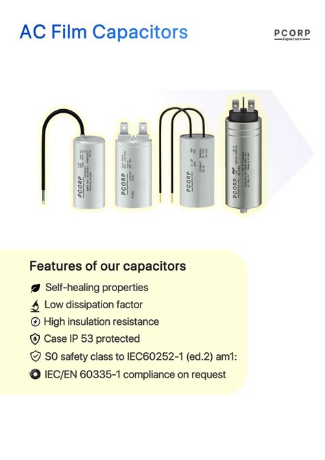 High-Quality Capacitors for electronics applications | AC Film ...