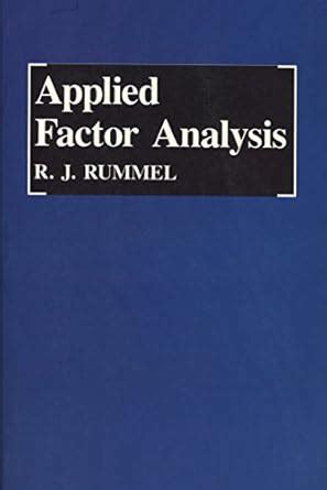 Buy Applied Factor Analysis Book Online at Low Prices in India ...