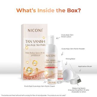 Niconi Tan Vanish Gluta-Kojic Skin Polish 180g – NICONI