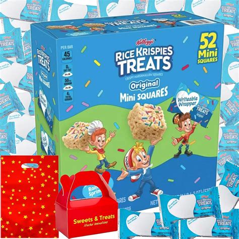 MuchaiInnovations Rice Krispies Treats Mini Squares | Sweet Crispy ...