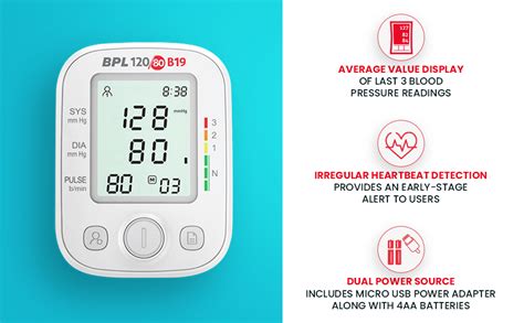 BPL Medical Technologies B19 Digital Blood Pressure Monitor with USB ...