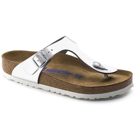 BIRKENSTOCK Gizeh Soft Footbed Natural Leather Sandal - Metallic Copper ...