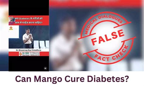 Fact Check: Can eating Mango Cure Diabetes?