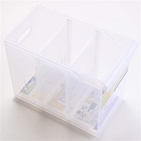 Keyway Multi Storage Box Clear View Shelving Separator 9.8L : Amazon.in ...