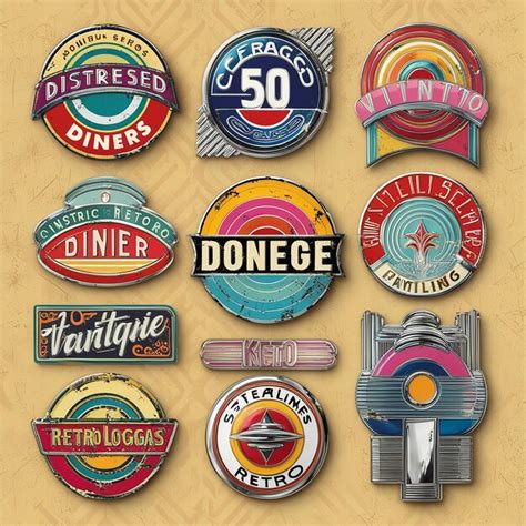 Retro Logo Design 的图像结果