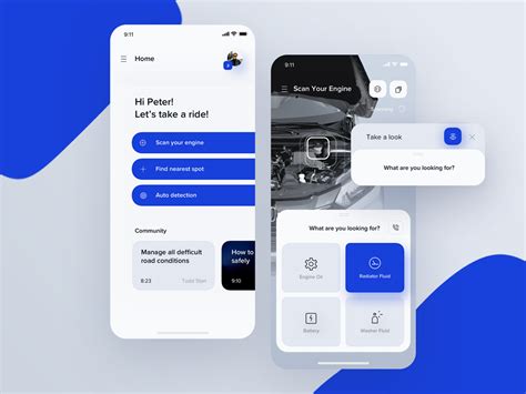 business card ui design