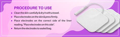 UltraCare PRO Self Adhesive Electrode Pads for EMS, TENS, IFT and Pulse ...