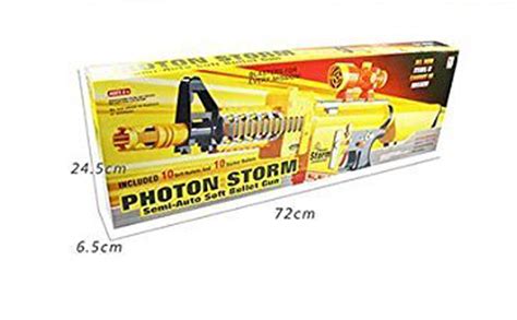 Zest 4 Toyz Photon Storm Motorized Automatic Soft Bullet Gun with Soft ...