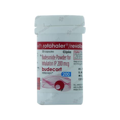 BUDECORT 200MCG ROTACAP 30'S, Price, Composition & Generic Alternatives ...