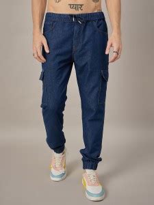 STUDIO NEXX Jogger Fit Men Dark Blue Jeans - Buy STUDIO NEXX Jogger Fit ...