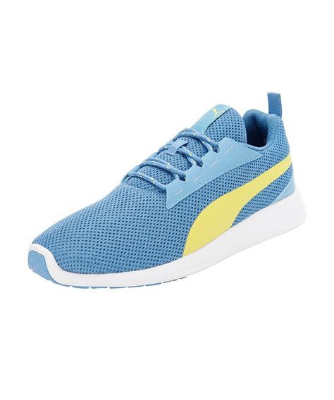 Buy Puma Unisex-Adult Buzz Azure Blue-Empire Yellow Sneaker - 6 UK ...