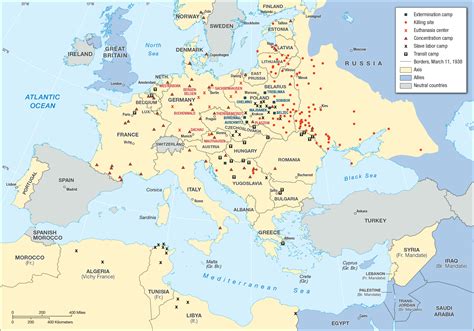 Map Of Ghettos During The Holocaust Introduction To The Holocaust: