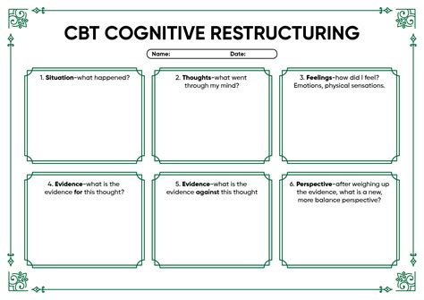 10 Cognitive Distortions Worksheets For Therapy - Free PDF at ...