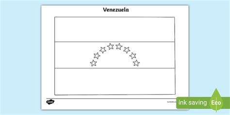 Venezuela Flag Colouring Sheet | Primary Resources | Twinkl