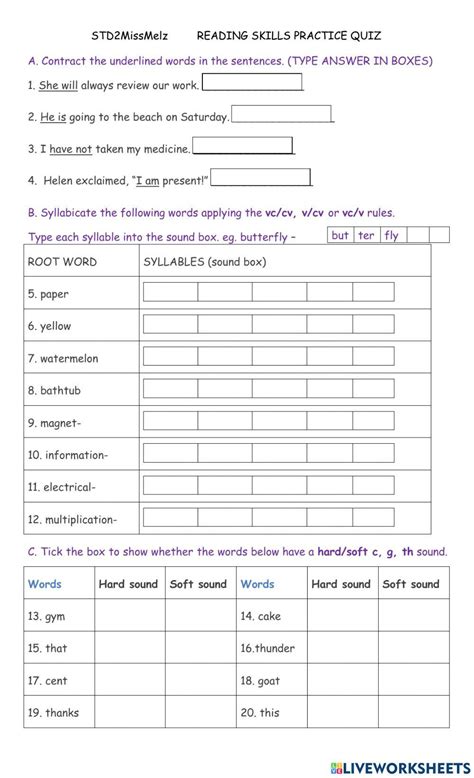 Image result for Reading Skill Exercises