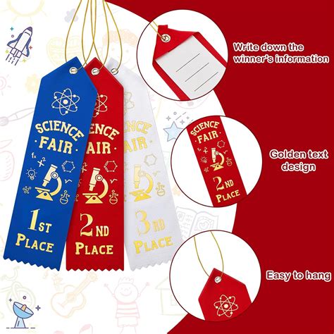 Taiyin Science Fair Award Ribbons 1st, 2nd, 3rd Place India | Ubuy