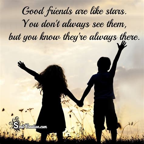 Good Friends Are Like Stars - SmitCreation.com
