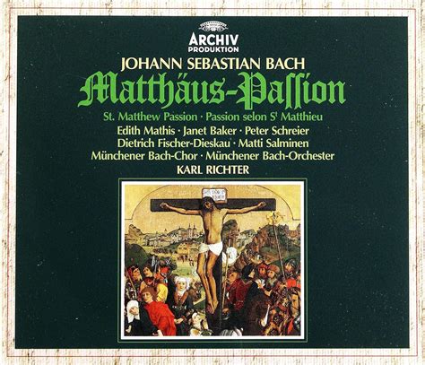 ST-MATTHEW PASSION: Bach, Johann Sebastian, BACH, JOHANN SEBASTIAN ...