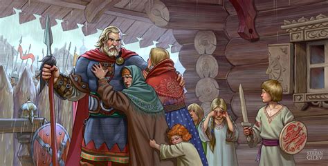 ArtStation - Illustrations for the book " Dobrinya Nikitich". " Добрыня ...