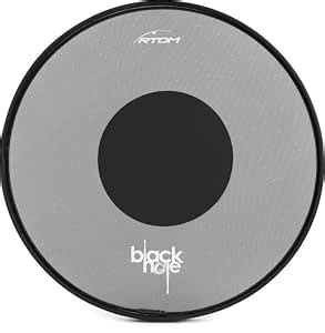 RTOM Black Hole Mesh Bass Drum Practice Pad Version 2-20 inch : Amazon ...