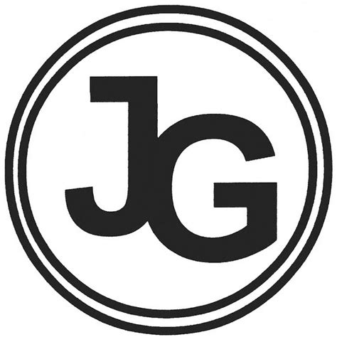 Creative letter JG Logo Design Vector Template. Initial Circle Letter ...