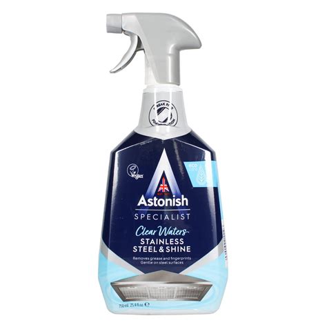 Astonish Specialist Stainless Steel & Shine Cleaner 750ml - Removes ...