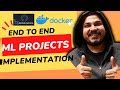 End To End Machine Learning Project Implementation With Dockers,Github ...