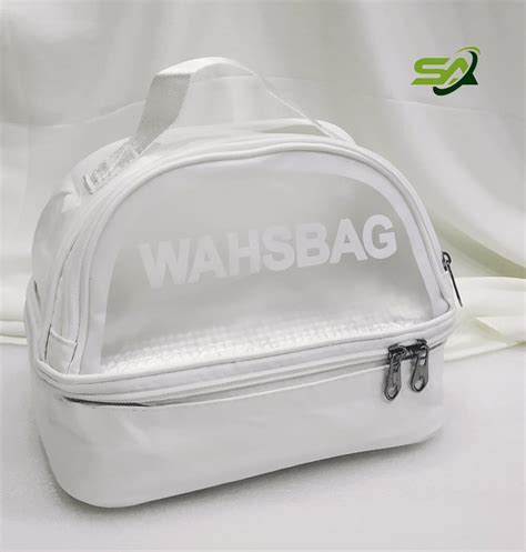 Double layer Cosmetic Bag for Women-SHARA001CP – www.soosi.co.in