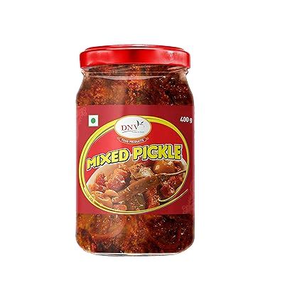 DNV Spicy & Healthy Indian Vegetable Mix Pickle / Mixed Achaar 400gm ...