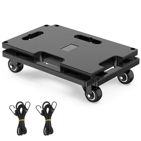 SOLEJAZZ Moving Furniture Dolly Connectable, 440 LBS Capacity Piano Moving Dolly, Heavy Duty 4 ...