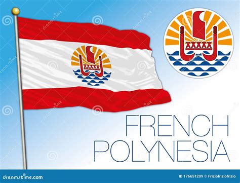 Bora Bora Flag Badge. Cartoon Vector | CartoonDealer.com #94663835