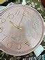 Buy CHRONIKLE 12-Inch Round Plastic Wall Clock - Light Pink Color with ...