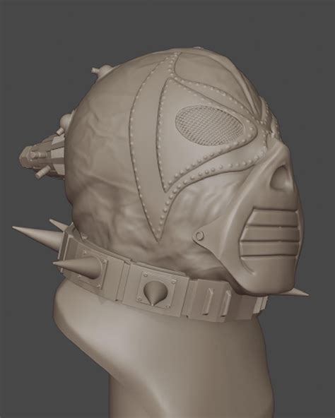 3D printable bane mask is now available! by Fbas99 on DeviantArt
