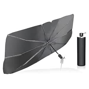 MIKANIX Car Windshield Sunshade Umbrella Foldable | UV Block Heat ...