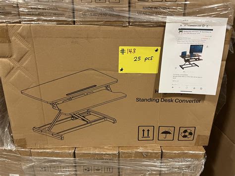 Lot - Height Adjustable Standing Desk Converter (25 pcs)