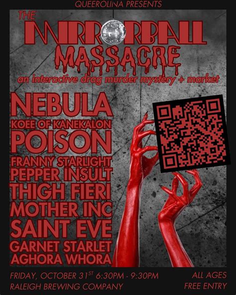 The Mirrorball Massacre - An Interactive Drag Murder Mystery + Market ...