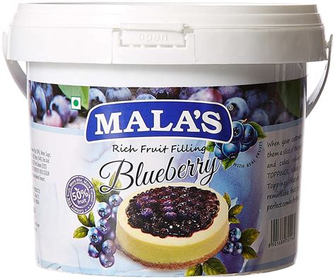 Mala's Fruit Filling, Blueberry, 1kg : Amazon.in: Grocery & Gourmet Foods