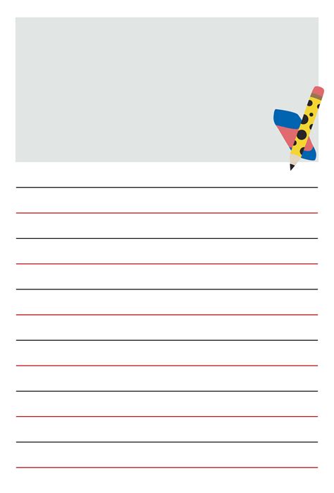 Primary Writing Paper With Lines