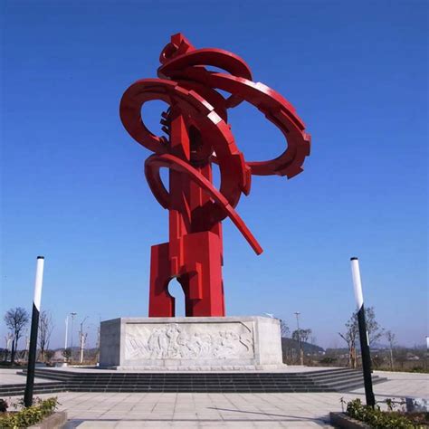 不锈钢抽象凤凰雕塑-黑龙江佳木斯案例工程-央美雕塑