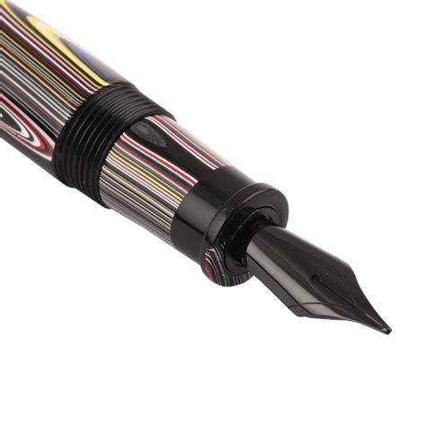 Lotus Fordite Fountain Pen - Black – Makoba